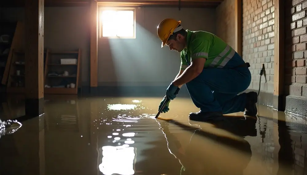 Professional water damage restoration services in Beggs, OK